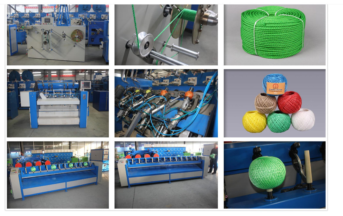 48 Spindles Polypropylene Pp Nylon Polyester Rope Making Machine For1mm
