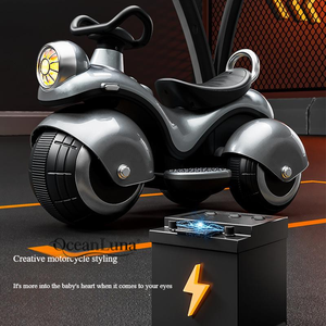 2025 Новое поступление, разноцветный детский перезаряжаемый автомобиль с <span class=keywords><strong>3</strong></span> большими колесами - Product Image 6