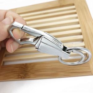 Custom Designed Light <b>Metal</b> Keychain Promotional Stainless Steel Carabiner with Silk Screen Printing Zinc Alloy Keychain - Product Image 5
