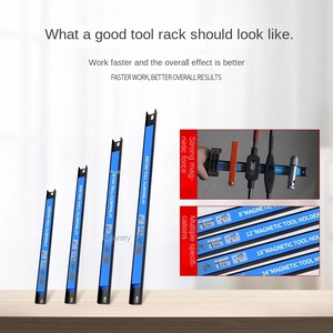 Estantes de almacenamiento montados en la pared Soporte de bloque de cuchillo magnético Soporte de pared Bloque de metal Imán Portaherramientas - Product Image 3