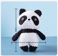 Jouets à mâcher en peluche vocale durable pour animaux de compagnie, jouet couineur en peluche pour chiot, pour le nettoyage des dents et la mastication interactive