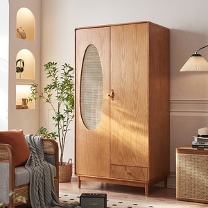 Armoires de rangement en rotin avec portes Accent Floor Cabinet Modern Buffet Buffet Cabinet pour salon <span class=keywords><strong>Entrée</strong></span> Salle à manger - Product Image 2