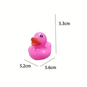 Juguete de pato de lentejuelas de plástico personalizado para niños, juguete de apretar y sonido para educación temprana, popular en internet, 2 pulgadas, venta al por mayor - Product Image 5