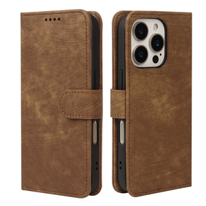 Nuovo Arrivo Custodia in Pelle Magnetica a Libro per iPhone 16 Pro Max 15 14 Pro <span class=keywords><strong>con</strong></span> Porta Carte - Product Image 1