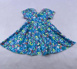 Robe tourbillon imprimée pour bébés filles, motif frites, collection Saint-Valentin, vêtements pour enfants boutique - Product Image 2