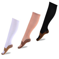 Palo — chaussettes de Compression en Fiber de cuivre pour hommes et femmes, excellente Circulation 15-20mmhg, pour la course, le cyclisme, l'athlétisme