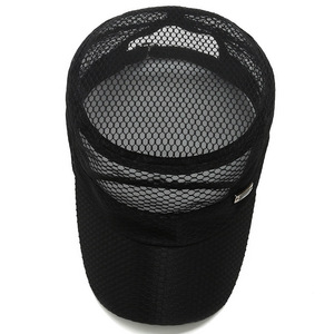 <b>Flat</b> <b>Cap</b> Breathable Sun Hat For <b>Men</b> Outdoor Fishing Casual Hat With Mesh Design Quick Dry Summer Hat - Product Image 4