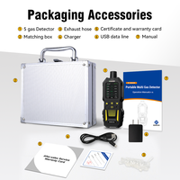 Détecteur de gaz portable Bosean 5 en 1, homologué CCS marine, CH4 CO CO2 H2S O2, type pompe, IP66, antidéflagrant, moniteur de sécurité TWA/S TEL