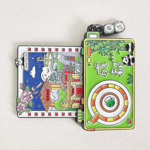 City Sightseeing Souvenir Fridge Magnets Modern Metal Enamel Magnets Customize Your Own Fridge Magnets Travel-Themed Designs - Product Image 4