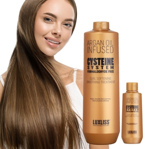 LUXLISS Italiaans Braziliaans Keratine Haarverstevigende en -gladmakende behandelingen Arganolie verzachtende haar Cysteine behandeling voor kroezend haar - Product Image 6