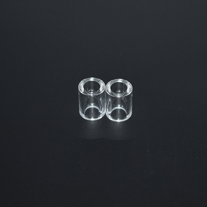 Tube à fumer en verre Les deux extrémités sont ouvertes Cylindre en verre Manchon en <span class=keywords><strong>quartz</strong></span> - Product Image 6