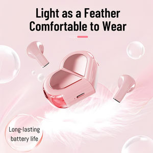 Audífonos Bluetooth TWS 5.4 K520 con Forma de Corazón, Giratorios, Creativos y Novedosos, Edición para Parejas Transformable - Product Image 3