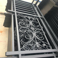 Panneaux décoratifs de jardin, clôture en aluminium, mur de clôture de jardin, portail, écran d'intimité, clôture en acier Corten, anti-corrosion, imperméable