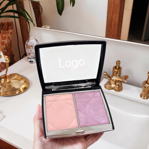 Proveedor Mayorista de Maquillaje - Paleta de Contorno de Doble Color con Rubor de Alto Brillo 8g, Iluminador Mate y Polvo Brillante - Product Image 3