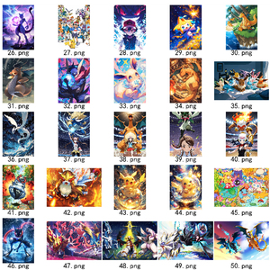 Tarjetas de Escultura de Papel 3D de Pokémon MS <span class=keywords><strong>Oula</strong></span>, Mega Evolución, Acrílico Engrosado, Caja Sorpresa Individualmente Empaquetada, Tarjeta de Arte - Product Image 3