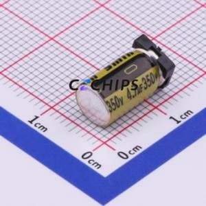 Condensador Electrolítico de Aluminio SMD VKMC1202V4R7MV, D6.3xL12mm 4.7uF 20% 350V 140mA-100kHz - Product Image 1