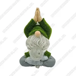 Wholesale Custom Resin Led Light Funny Dwarf Figurines Large Cheap Outdoor Garden Gnomes Solar Statue
