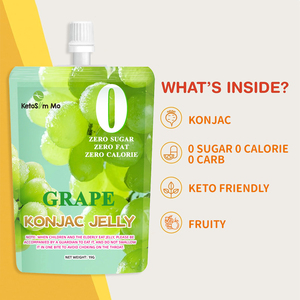 Precio <span class=keywords><strong>de</strong></span> fábrica Instant Zero Fat Grape Gelee <span class=keywords><strong>De</strong></span> Bardane Drink Jeli Gelatina Di Konjac Jelly - Product Image 5