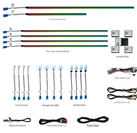 Pour 2021 Hyundai Elantra 18 LED Offres Spéciales voiture intérieur éclairage ambiant mise à niveau symphonie Auto intérieur rvb chasse lampes