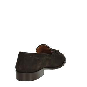 Mocasines Kebo para hombre, de gamuza negra con borlas, estilo slip-on, para vestir. - Product Image 3