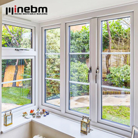 Ventana Abatible de Aluminio Negro, Ventanas Abatibles Modernas de Aluminio, Ventanas Abatibles Comerciales
