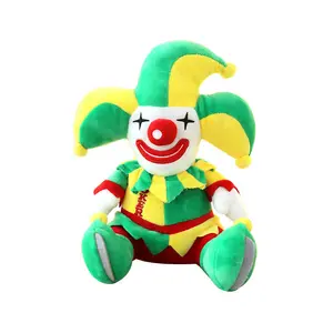 28-48cm ירוק חמוד קרקס ליצן ממולא בפלאש צעצוע עבור תינוק של מתנה באופן ליל כל הקדושים ליצן בובות בנות חג המולד רך באיכות גבוהה