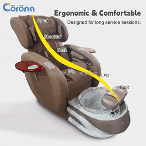 Sillón de Pedicura de Lujo con Masaje, Reclinable Eléctrico y Cómodo de Alta Gama para Salón de Belleza - Product Image 4