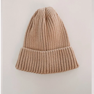 Bonnet et bonnet en coton pur de bonne qualité pour l'automne et l'hiver - Product Image 1