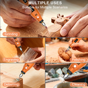 Kit de stylo de gravure électrique rechargeable JANGKLIF, <span class=keywords><strong>mini</strong></span>-meuleuse, <span class=keywords><strong>outil</strong></span> rotatif sans fil à huit vitesses réglables et <span class=keywords><strong>outil</strong></span> de ponçage - Product Image 6