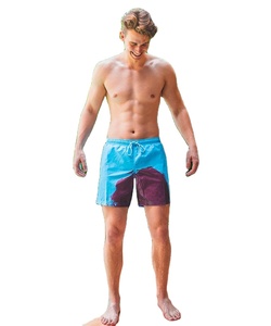 Pantalones cortos de playa para hombre, bañador <span class=keywords><strong>corto</strong></span> con <span class=keywords><strong>cambio</strong></span> de Color mágico, traje de baño de secado rápido - Product Image 1