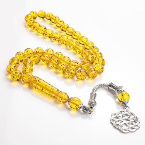 기도 구슬 이슬람 Tasbih 고급 10mm 합성 수지 Tesby 묵주 공장 직접 판매 51 이슬람기도 구슬 Tasbih 구슬 - Product Image 3