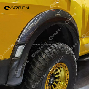 Parafanghi in Fibra di Carbonio Nero per Ford Raptor F150 2021-2025, Kit Carrozzeria per Archi Ruota Anteriori/Posteriori, Adattamento 100% Garantito - Product Image 6