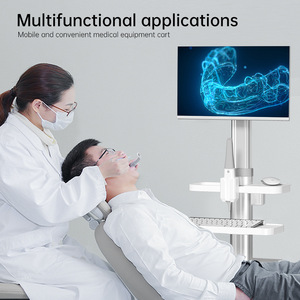 Pisen Medical <b>Computer</b> Cart RIVER-1 Mobile Workstation Dental Office Trolley With Monitor Keyboard And <b>Mouse</b> - Product Image 5