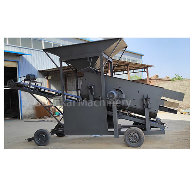 High Frequency Industrial Vibrating Screen with Gearbox and Motor 2/3 Deck for Ore Processing in Mining Plant