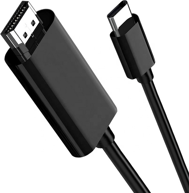 USB Male Type C to Male HDTV Cable with HDTV Micro Mini Female Gold Plated 4K Version 2.0 60Hz 3D 1080P 1440p 18Gbps Cord Cables