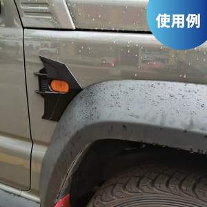 TELLIKA 5 puerta exterior embellecedor guardabarros lámpara coche lateral intermitente luz cubierta para Suzuki Jimny Sierra JB74 accesorios 2018 2024 - Product Image 5