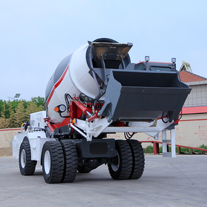 Camion malaxeur à béton robuste et puissant de qualité supérieure, équipement de chantier, véhicule de mélange, machinerie d'ingénierie - Product Image 5