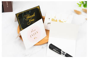 عالية الجودة الفاخرة مخصص معدنية احباط شعار الأعمال بطاقة/بطاقة بريدية/بطاقة حفل زفاف/شكرا لك بطاقة - Product Image 2