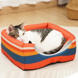 도매 제조 업체 보헤미안 스타일 고양이 침대 접이식