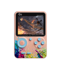 Console de jeu vidéo portable G5, écran couleur 3,0 pouces, 500 jeux, batterie 1200 mAh, prend en charge le jeu double