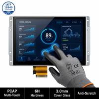 Layar LCD IPS TFT 4,3 inci 800x480 850 Nits LED Backlight Optical Bonding PCAP Touch Screen Antarmuka MIPI HMI Tahan Banting untuk Laboratorium Medis