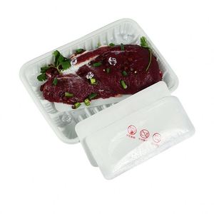 Almohadillas Superabsorbentes de Polímero para Bandejas, Almohadillas Absorbentes de Sangre para Empaque de Carne, Venta al por Mayor, 6000 unidades/caja, 140*70MM, 60ml/unidad, Blanco, Negro - Product Image 1