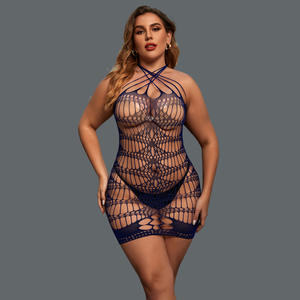 Пухлое женское сексуальное зрелое турецкое нижнее белье большого размера Прозрачное платье - Product Image 2