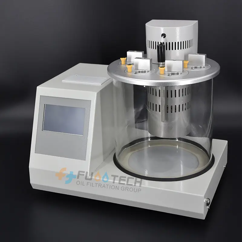 Fuootech GB/T265 ASTM D455 Fully Automatic Oil Viscometer Apparatus Viscosity Index Tester