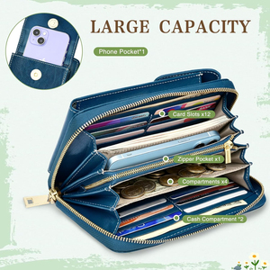 Bolsos cruzados para teléfono móvil para mujer, carteras de cuero para celular |   Pequeño - Product Image 5