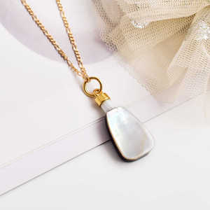 Hip hop thời trang mạ vàng vòng cổ với Zircon tự nhiên đá quý chai Mặt dây chuyền làm bằng vật liệu hợp kim - Product Image 3