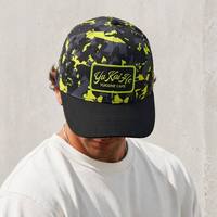 Casquette de sport à 6 panneaux avec logo personnalisé tissé, impression camouflage Yukaihe, taille réglable, casquettes de baseball unisexes
