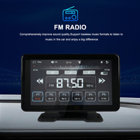 Autoradio sans fil 7 pouces avec CarPlay et Android Auto, navigation GPS, caméra de recul, écran tactile portable, caméra embarquée