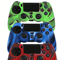 Coque de protection en silicone pour manette de jeu PlayStation 4, accessoires pour manette de jeu vidéo