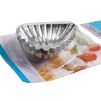 Geカスタマイズde keukenbakvormen, antiaanbak, bloemvormige cupcake- en fruittaartvormen, hartvormig, cijfervormig, plastic, milieuvriendelijk, 3 stuks, handgemaakt